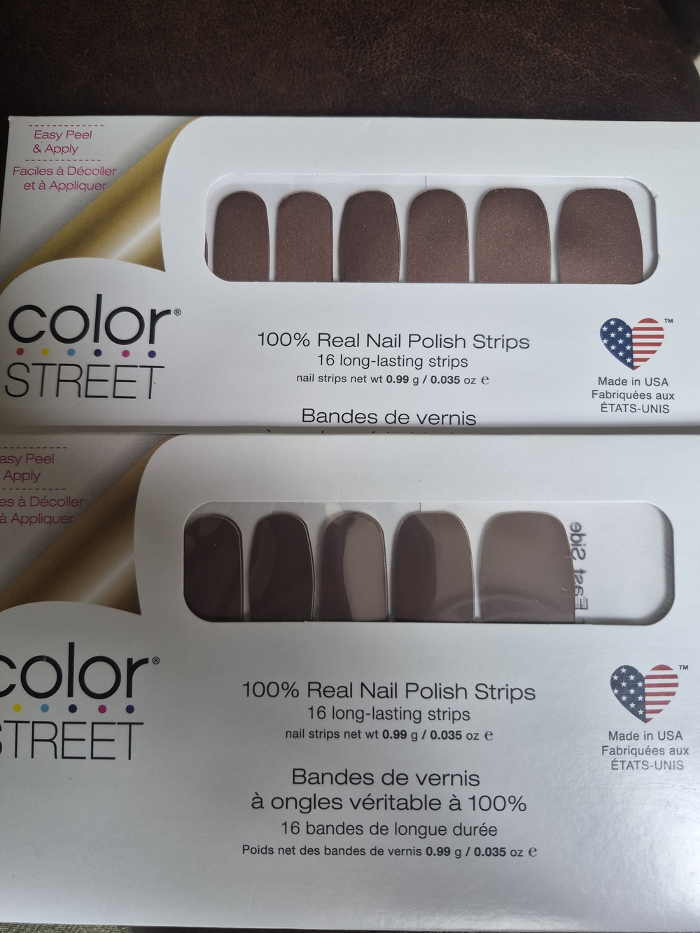Color Street Brown Hues Nail Polish Strips